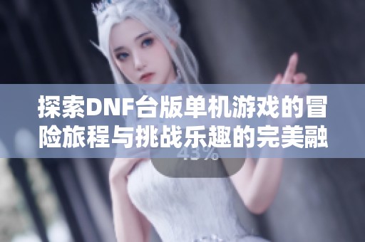 探索DNF台版单机游戏的冒险旅程与挑战乐趣的完美融合