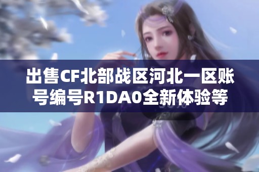 出售CF北部战区河北一区账号编号R1DA0全新体验等你来拿