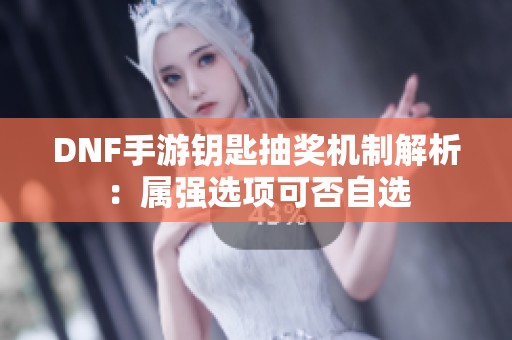 DNF手游钥匙抽奖机制解析：属强选项可否自选