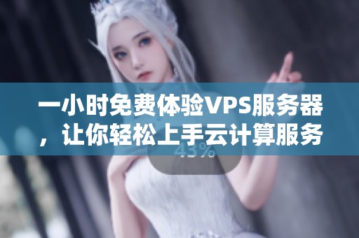 一小时免费体验VPS服务器，让你轻松上手云计算服务