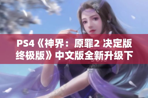 PS4《神界：原罪2 决定版终极版》中文版全新升级下载资源分享