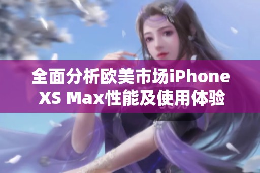 全面分析欧美市场iPhone XS Max性能及使用体验