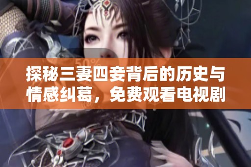 探秘三妻四妾背后的历史与情感纠葛，免费观看电视剧全集