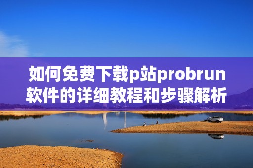 如何免费下载p站probrun软件的详细教程和步骤解析