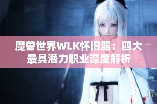 魔兽世界WLK怀旧服：四大最具潜力职业深度解析