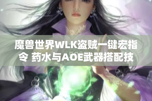 魔兽世界WLK盗贼一键宏指令 药水与AOE武器搭配技巧分享