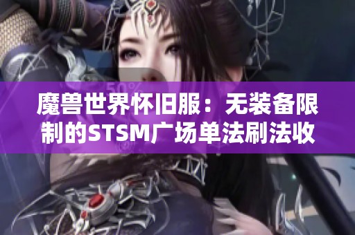 魔兽世界怀旧服：无装备限制的STSM广场单法刷法收益显著