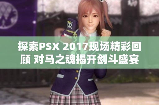 探索PSX 2017现场精彩回顾 对马之魂揭开剑斗盛宴的真谛