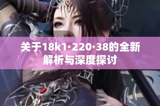 关于18k1·220·38的全新解析与深度探讨