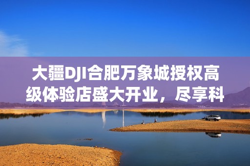 大疆DJI合肥万象城授权高级体验店盛大开业，尽享科技魅力