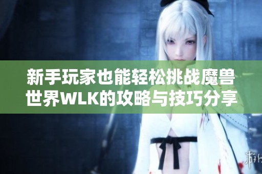 新手玩家也能轻松挑战魔兽世界WLK的攻略与技巧分享