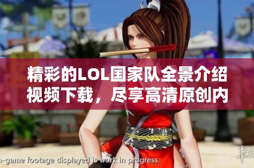 精彩的LOL国家队全景介绍视频下载，尽享高清原创内容