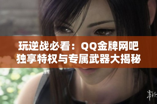 玩逆战必看：QQ金牌网吧独享特权与专属武器大揭秘