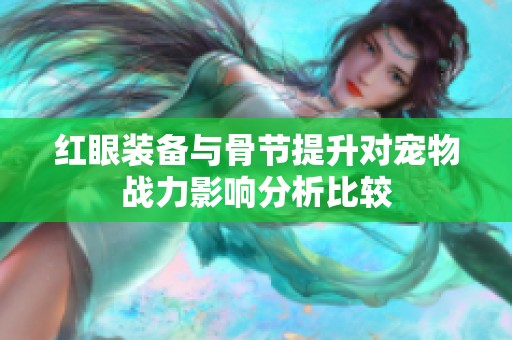 红眼装备与骨节提升对宠物战力影响分析比较