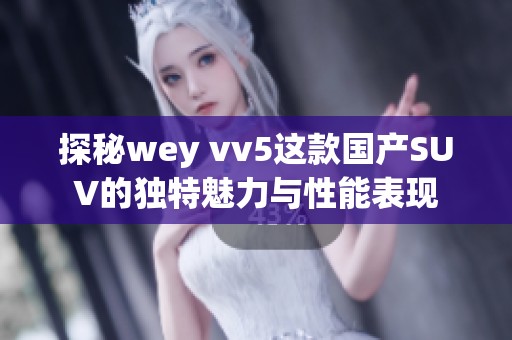 探秘wey vv5这款国产SUV的独特魅力与性能表现