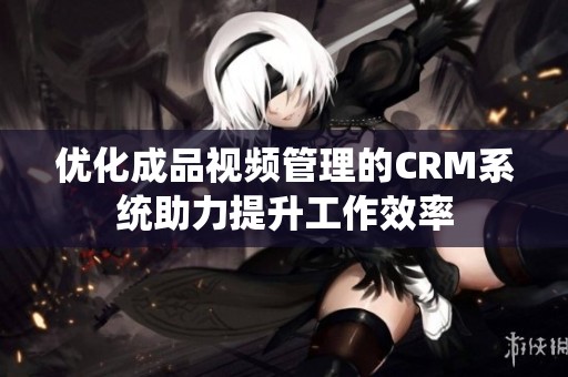 优化成品视频管理的CRM系统助力提升工作效率