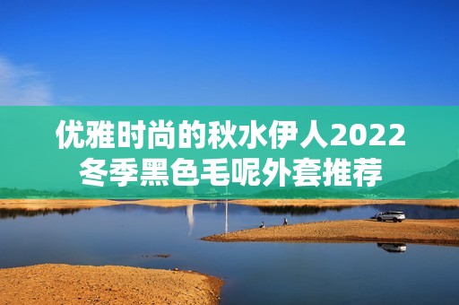 优雅时尚的秋水伊人2022冬季黑色毛呢外套推荐